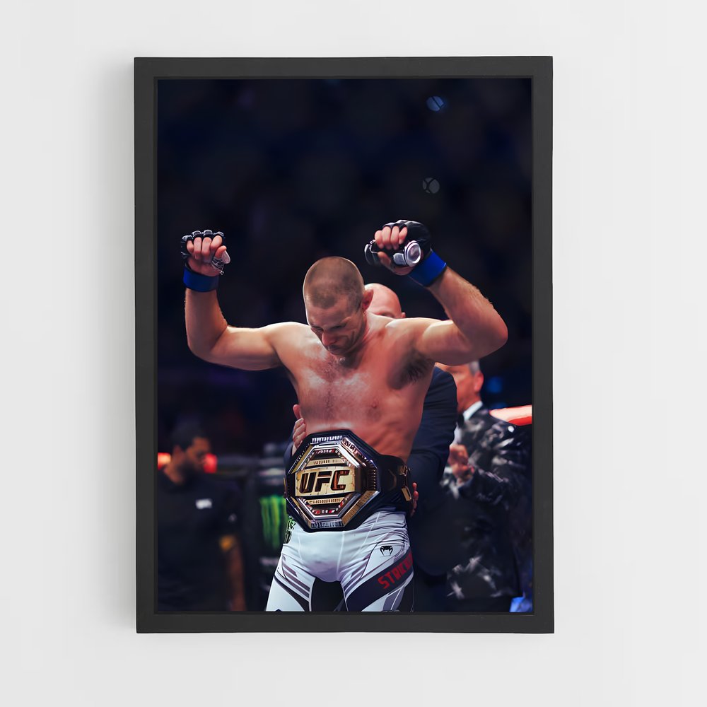 Poster Sean strickland – affiche MMA (vue 2)